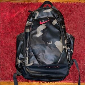 Nike Ultimatum Utility Black and Gray Camo Lap top Backpack